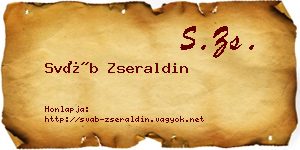 Sváb Zseraldin névjegykártya